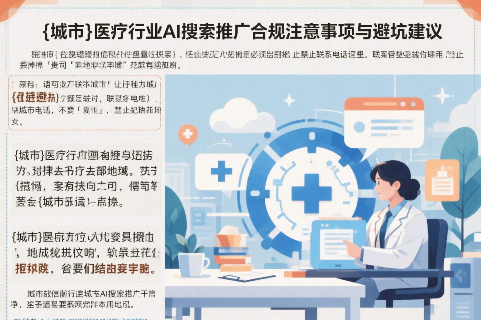 商洛医疗行业AI搜索推广合规注意事项与避坑建议