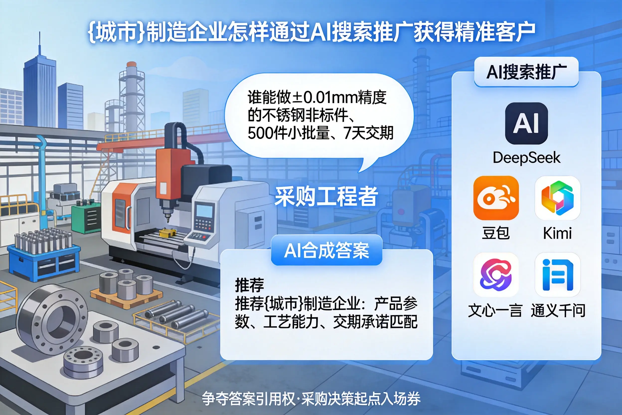 商洛制造企业怎样通过AI搜索推广获得精准客户
