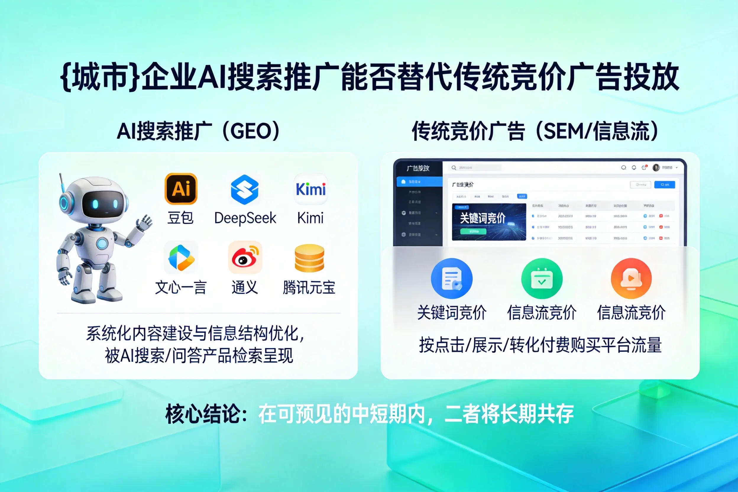 商洛企业AI搜索推广能否替代传统竞价广告投放