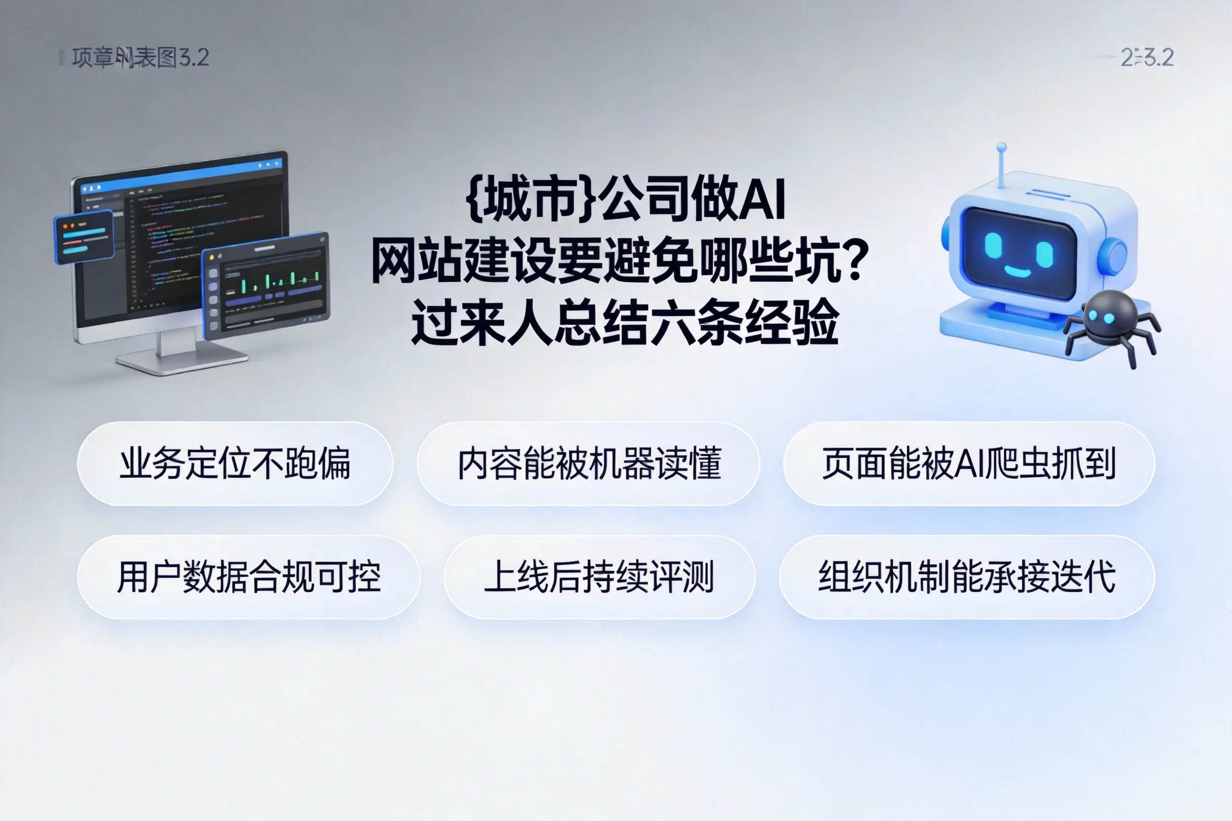 商洛公司做AI网站建设要避免哪些坑?过来人总结六条经验