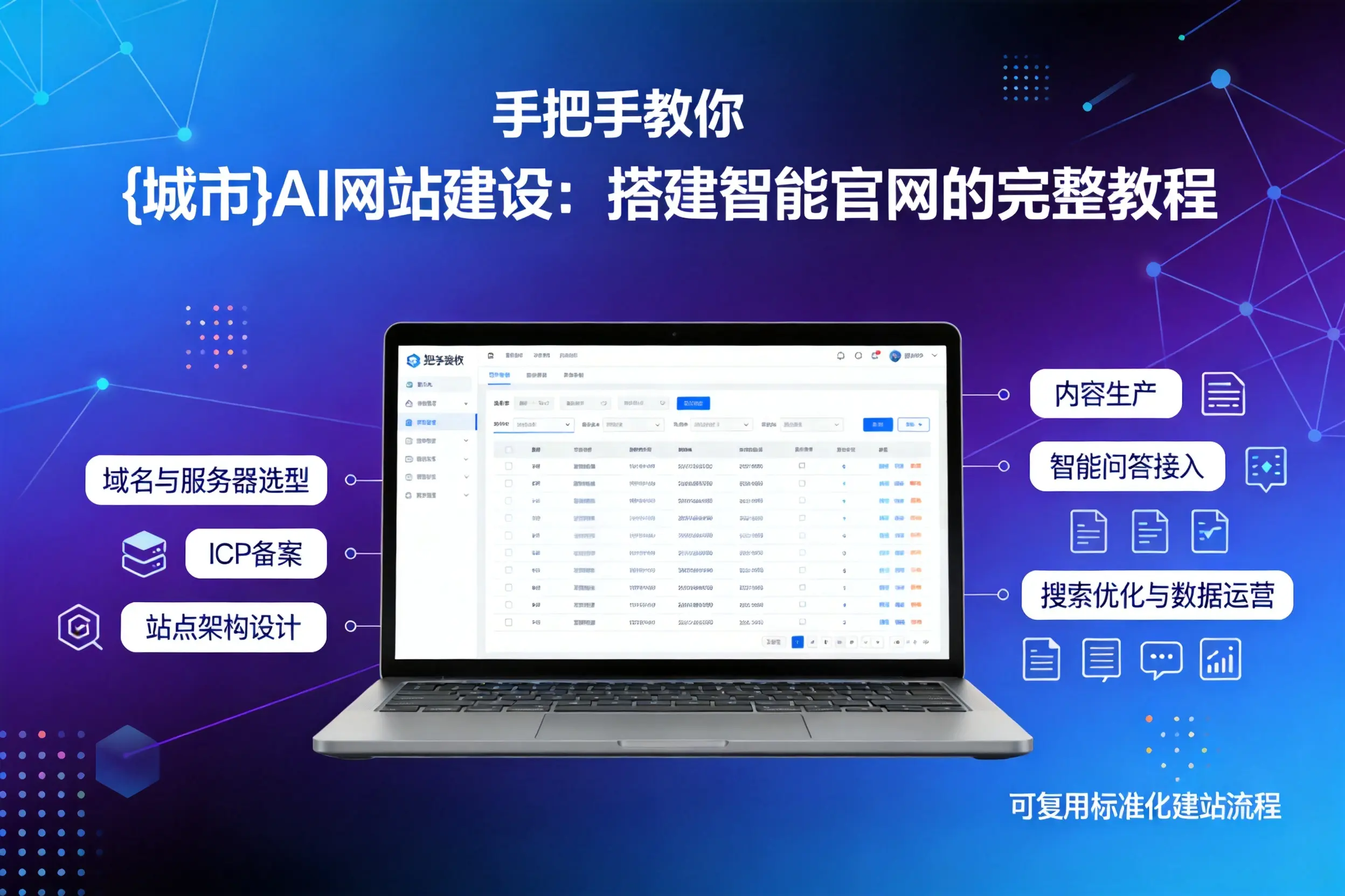 手把手教你商洛AI网站建设:搭建智能官网的完整教程