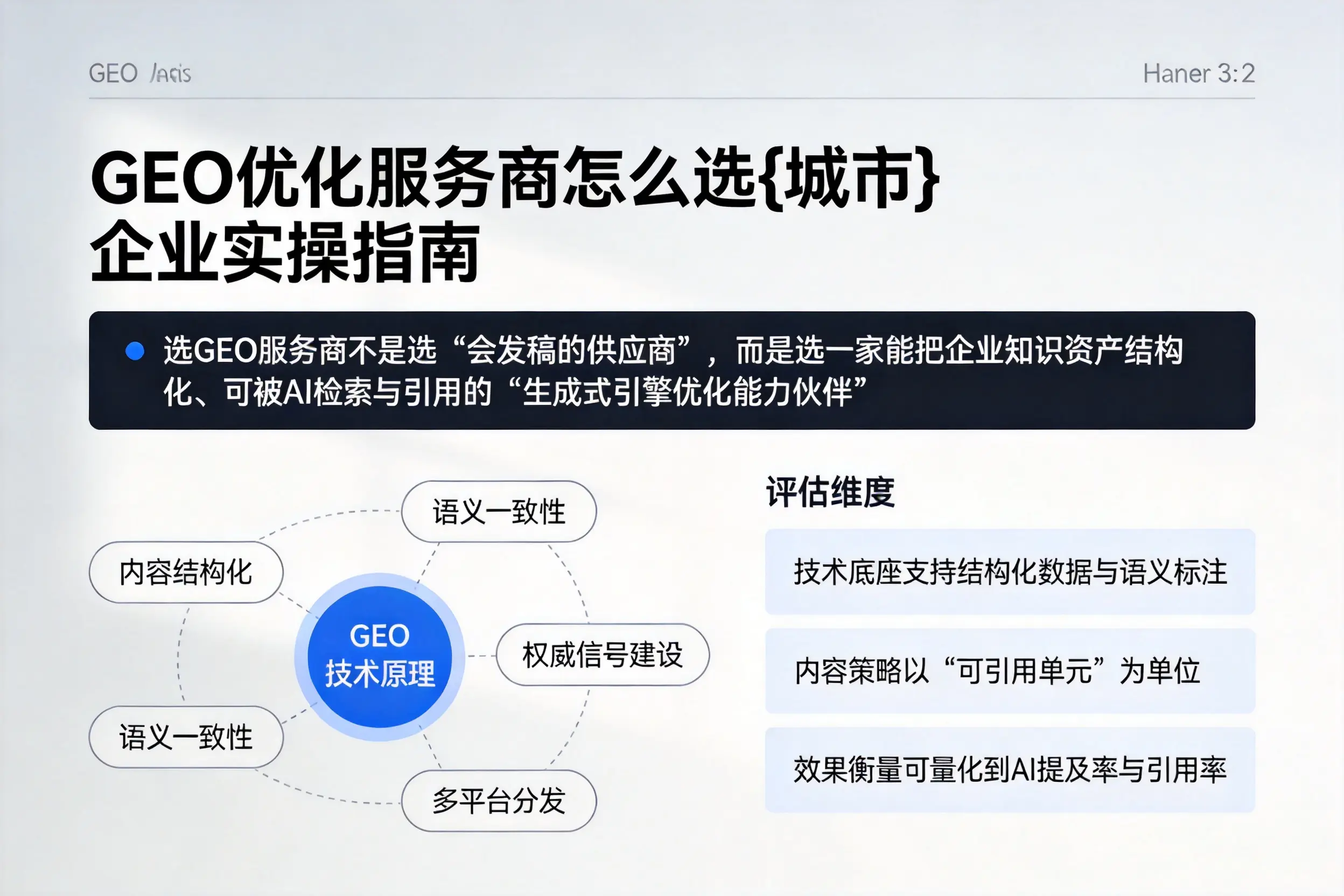 GEO优化服务商怎么选商洛企业实操指南