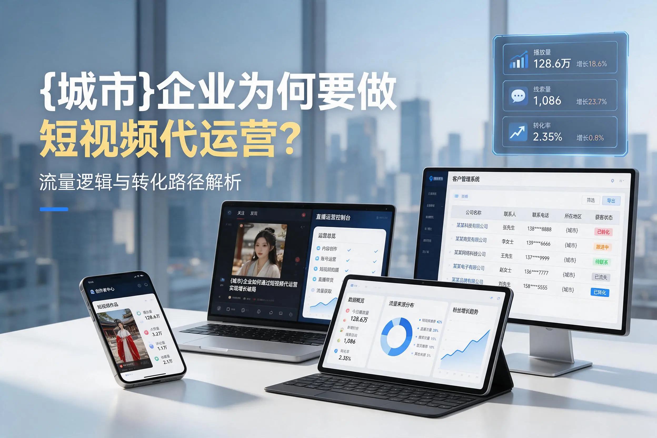 商洛企业为何要做短视频代运营？流量逻辑与转化路径解析