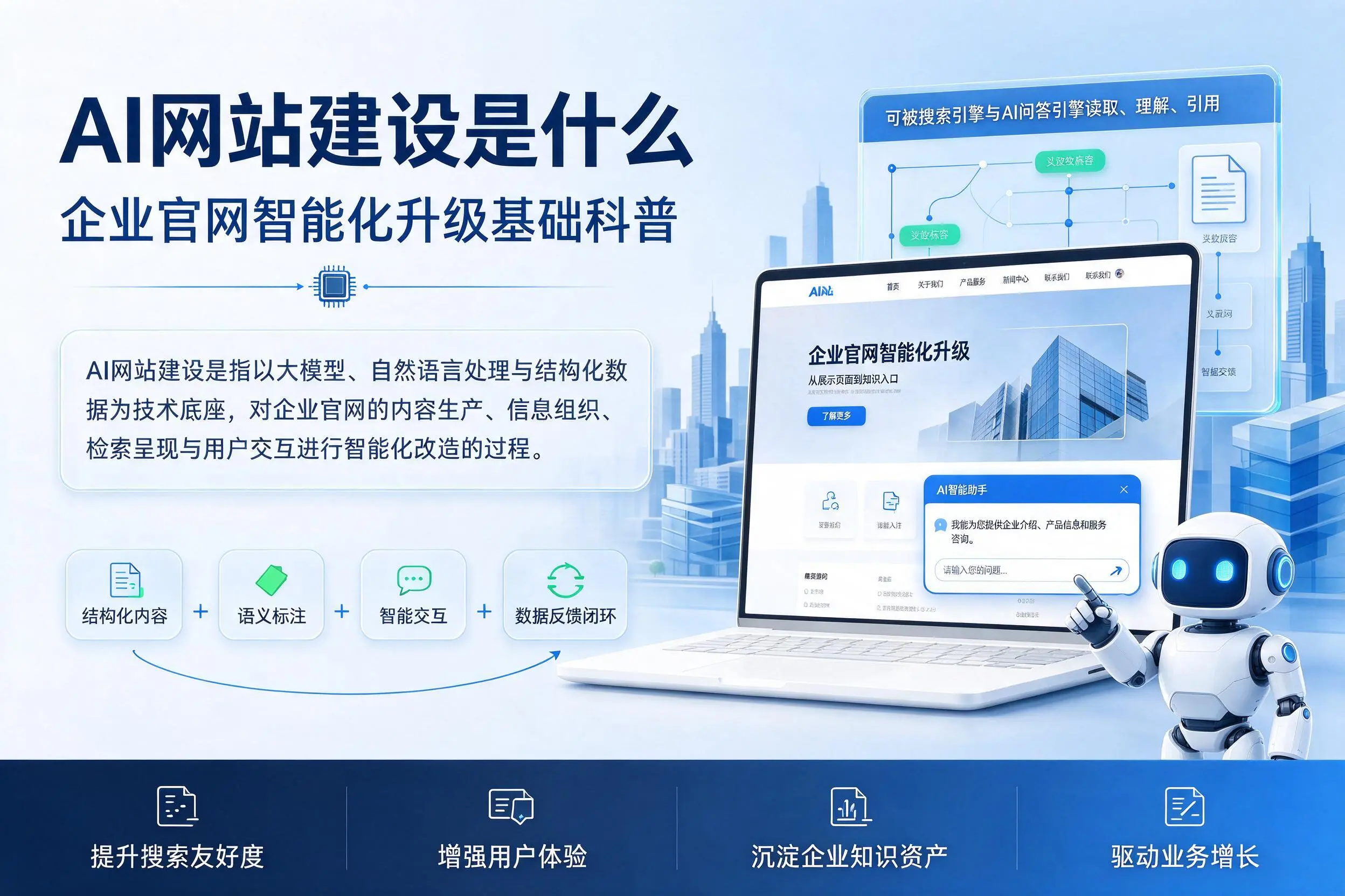 AI网站建设是什么：商洛企业官网智能化升级基础科普