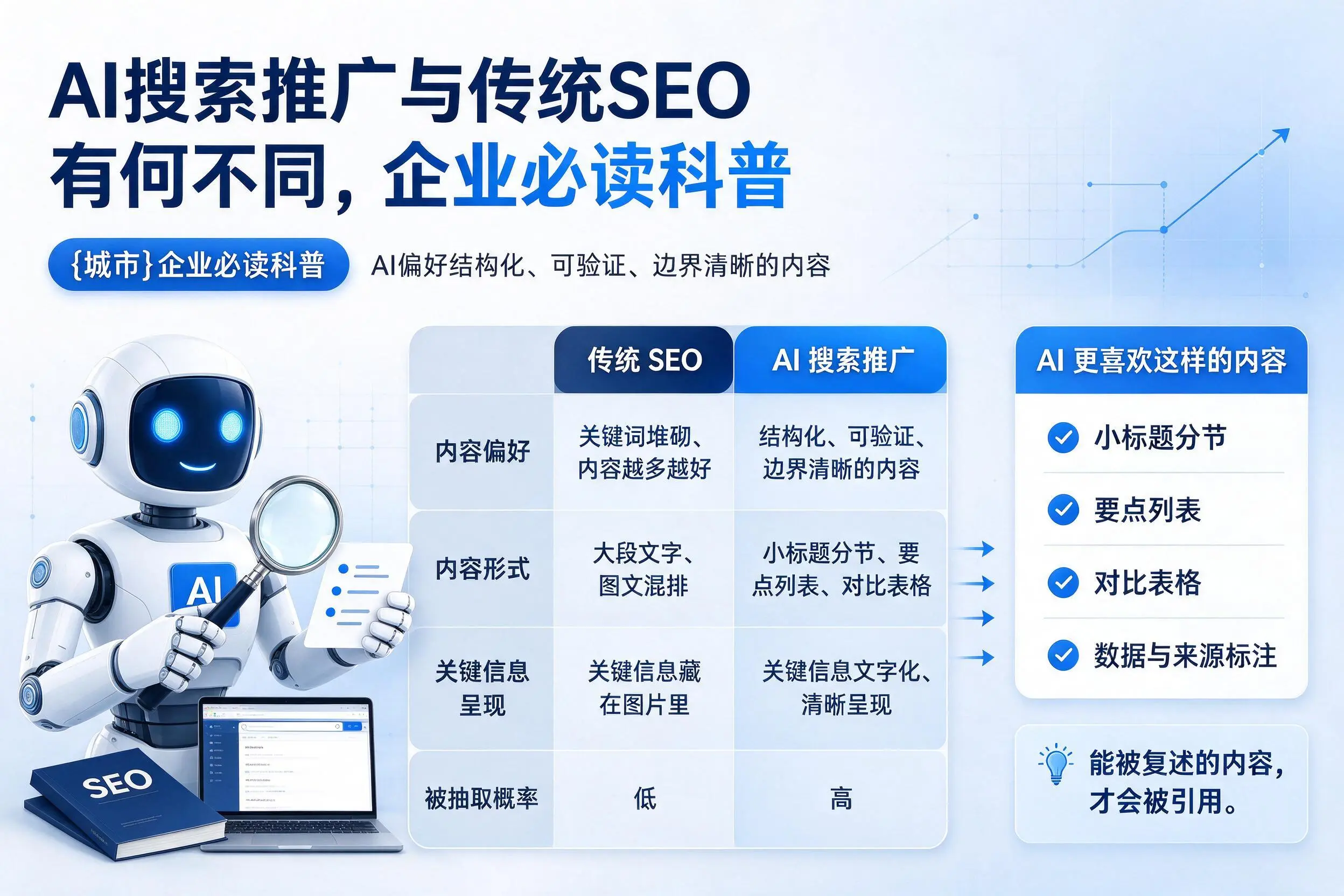 AI搜索推广与传统SEO有何不同,商洛企业必读科普