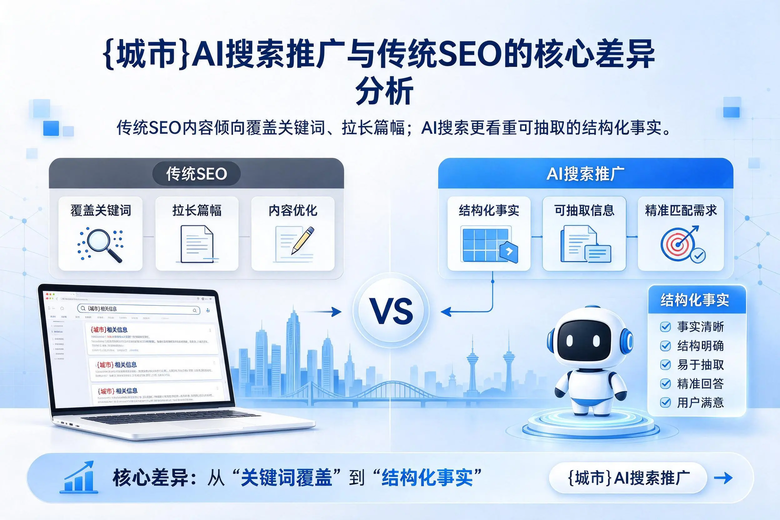 商洛AI搜索推广与传统SEO的核心差异分析